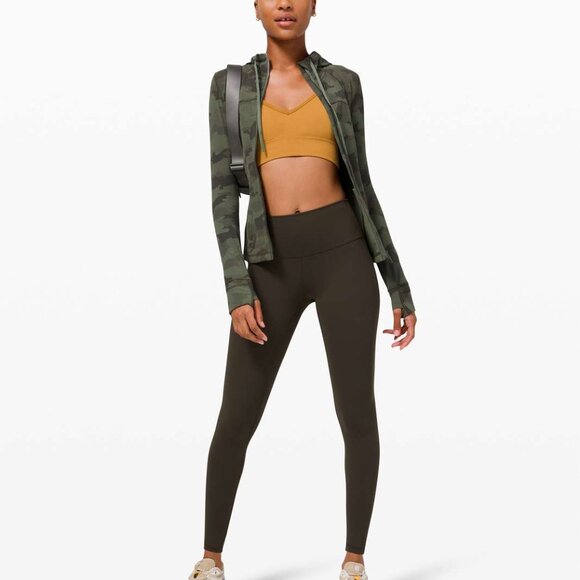 Lululemon Hooded Define Jacket Nulu Heritage 365 Camo Green Twill Multi, size 8 - Picture 10 of 10